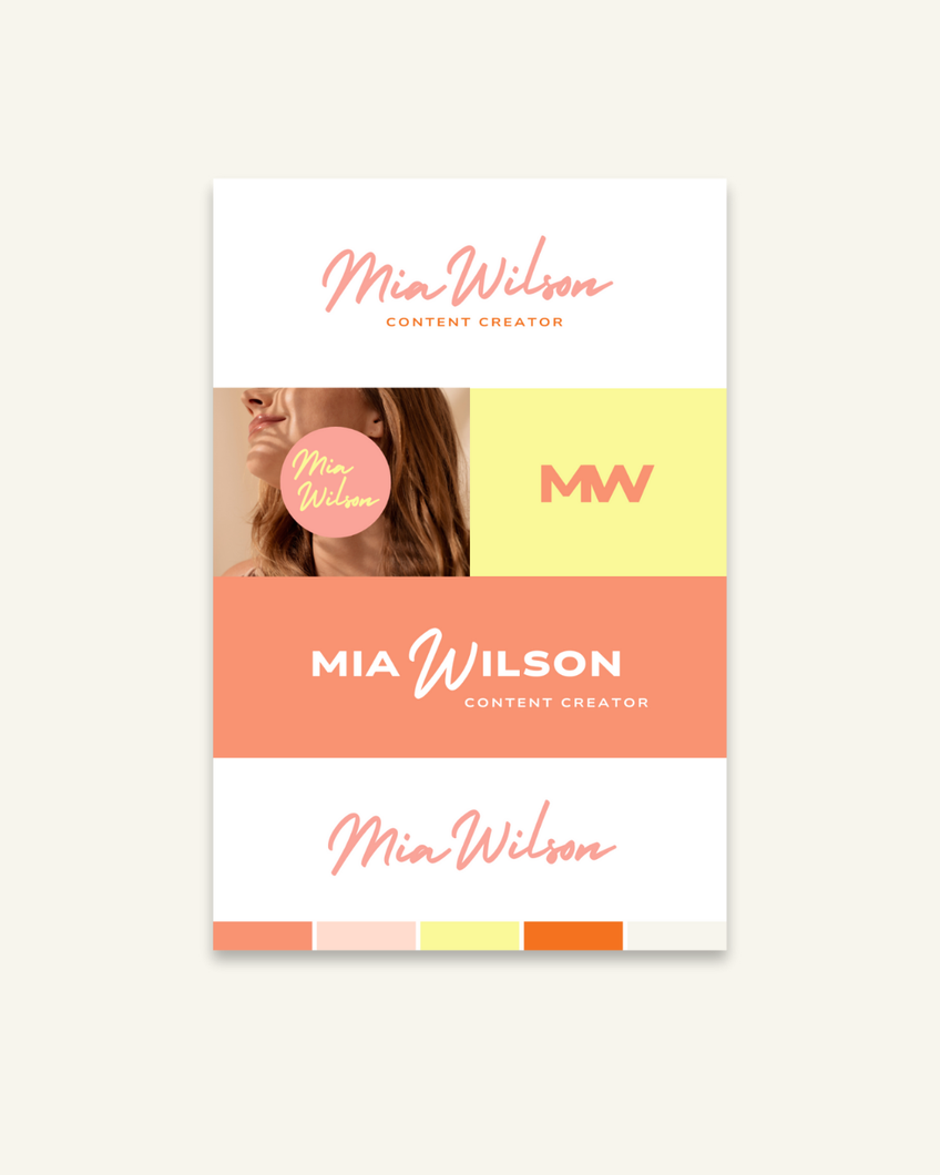 Canva Brand Kit - Mia Wilson