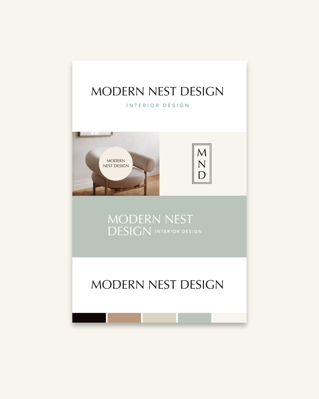 Canva Brand Kit - Modern Nest