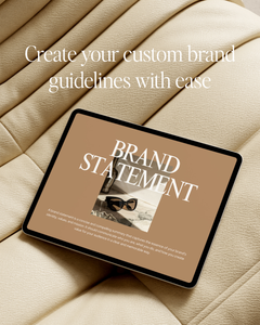 Brand Guidelines Template (Mocha)