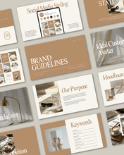 Load image into Gallery viewer, Brand Guidelines Template (Mocha)