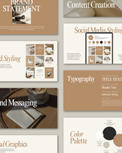 Load image into Gallery viewer, Brand Guidelines Template (Mocha)