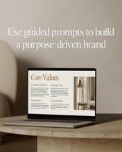 Load image into Gallery viewer, Brand Guidelines Template (Mocha)