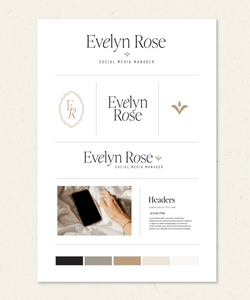 Semi-Custom Brand Kit- Evelyn Rose