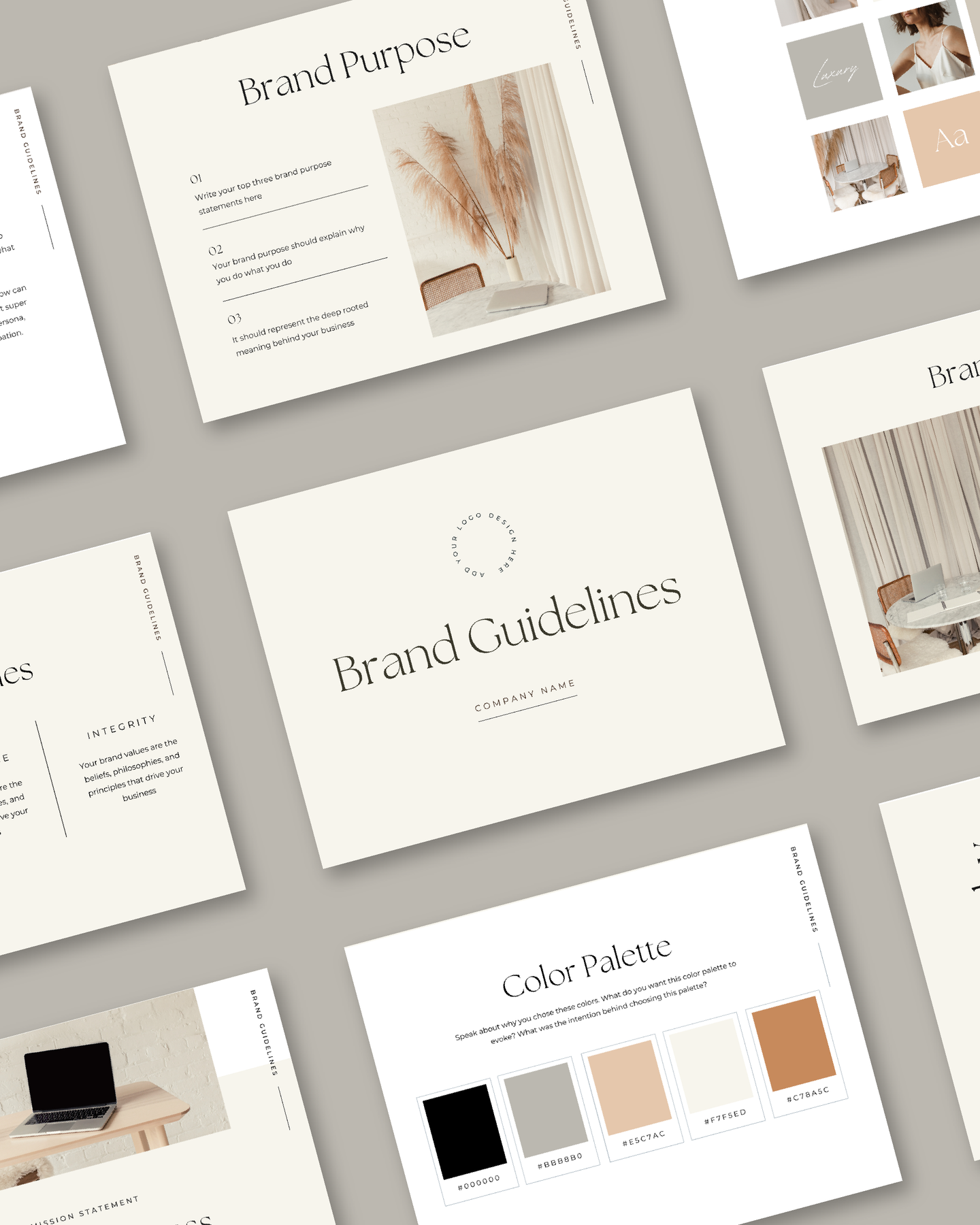 The Branding Guide Template - Pampas