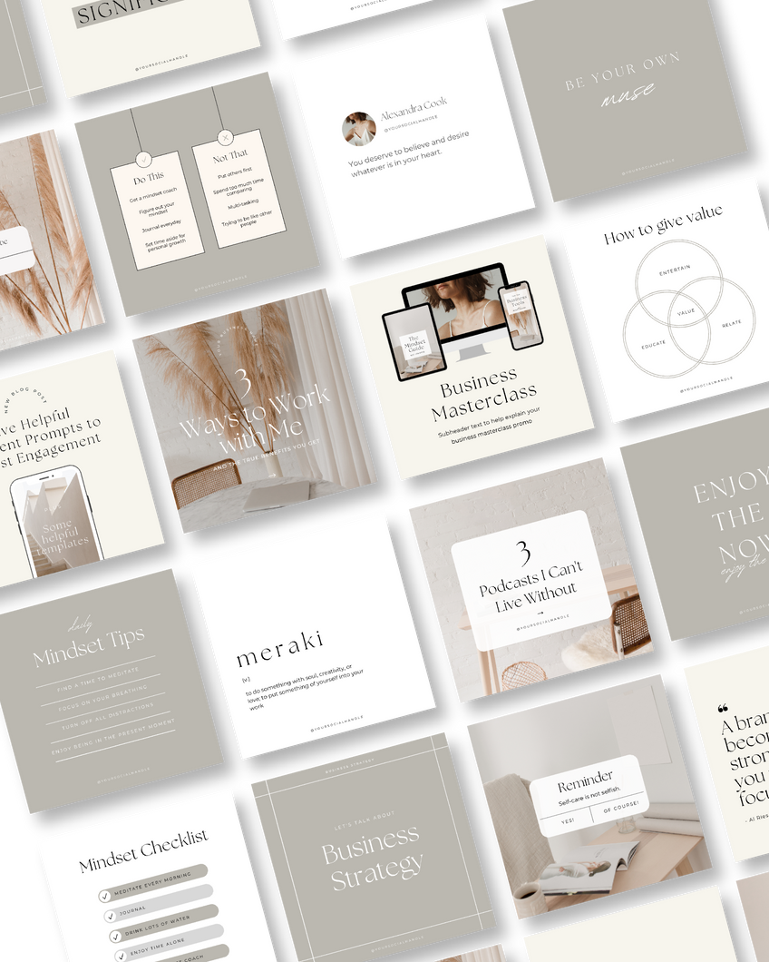 Social Media Templates - Pampas